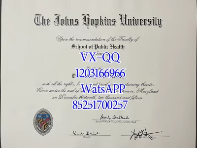 约翰霍普金斯大学毕业证