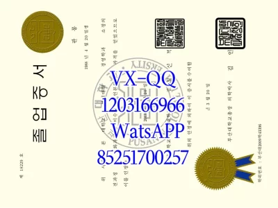 韩国釜山国立大学毕业証