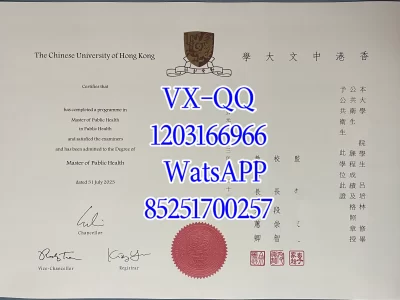 香港中文大学毕业证