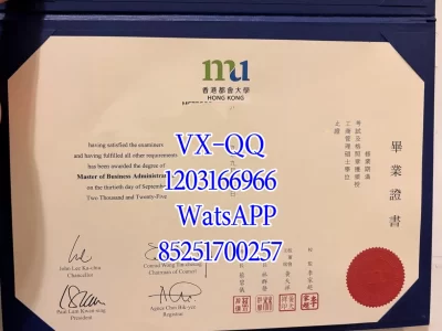 香港都会大学毕业证