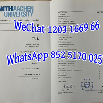 亚琛工业大学毕业证成绩单认证指南:含金量与申请全流程