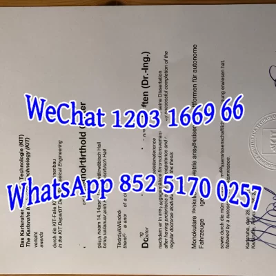 卡尔斯鲁厄理工学院毕业证成绩单全指南:获取、认证与常见问题