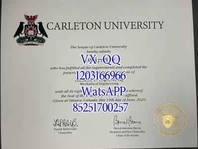 卡尔顿大学毕业证