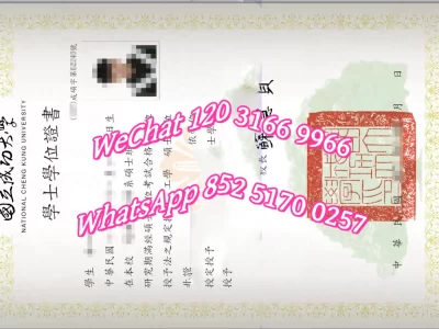 國立成功大學畢業證書學士學位證書