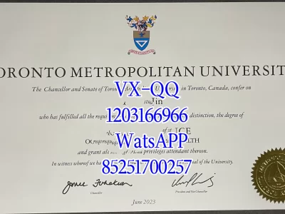 多伦多都会大学毕业证Graduation Certificate from Toronto Metropolitan University