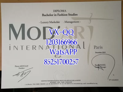 巴黎时装学院ESMOD毕业证