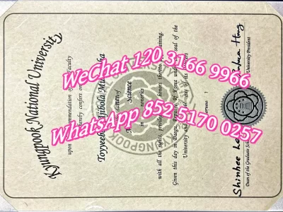 庆北国立大学毕业证学位证