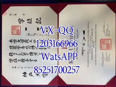 日本神户大学文凭Diploma from Kobe University, Japan