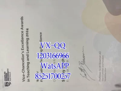 查尔斯达尔文大学毕业证