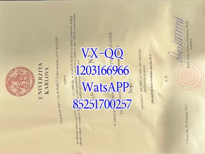 捷克查理大学毕业证
