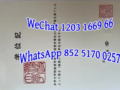 法政大学毕业证Diploma from Law and Politics University