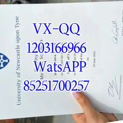 英国纽卡斯尔大学文凭Diploma from Newcastle University, UK