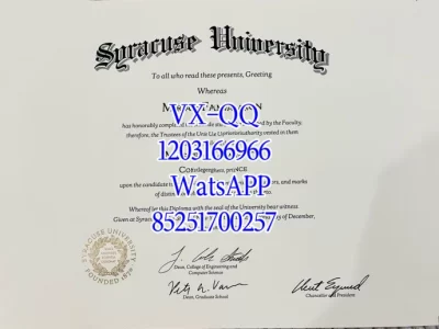 美国雪城大学毕业证