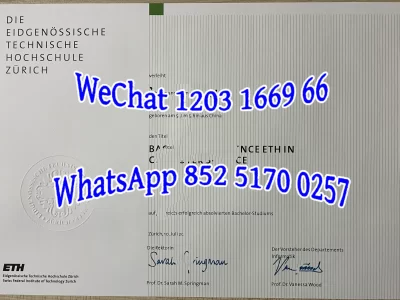 苏黎世联邦理工学院毕业证Diploma from Swiss Federal Institute of Technology Zurich