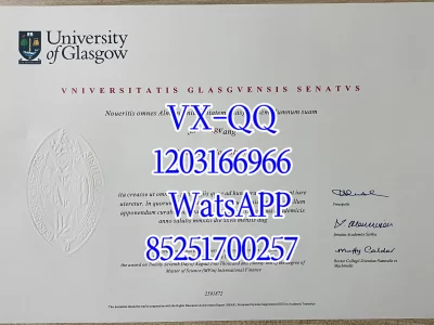 英国格拉斯哥大学文凭Diploma from the University of Glasgow, UK