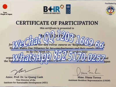 越南大学毕业证Vietnamese University Diploma