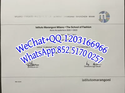 马兰欧尼学院毕业证成绩单Marangoni College Graduation Certificate Transcript