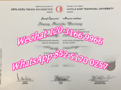 中东技术大学毕业证Middle-East-Technical-University-diploma