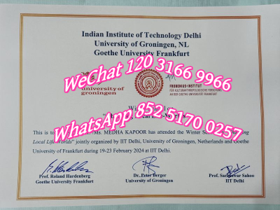 印度理工学院德里分校毕业证-Diploma from Indian Institute of Technology Delhi Campus
