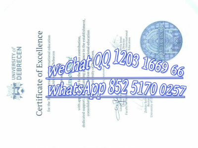 德布勒森大学毕业证-Diploma from Debrecen University