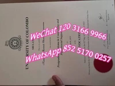 科伦坡大学文凭毕业证_Diploma from the University of Colombo