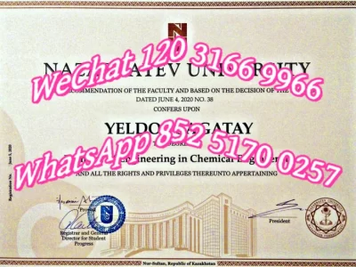 纳扎尔巴耶夫大学文凭-Nazarbayev University Diploma