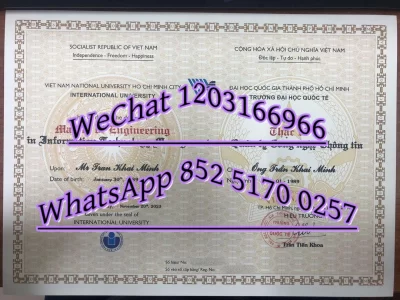 越南国立大学河内分校毕业证-Diploma from National University of Vietnam Hanoi Branch