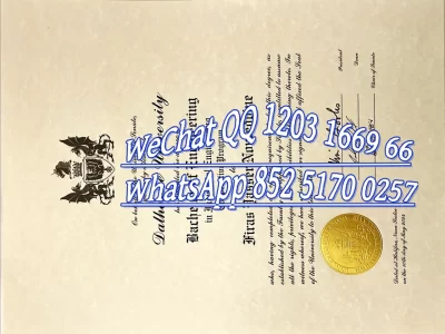 达尔豪斯大学毕业证-Diploma from Dalhousie University