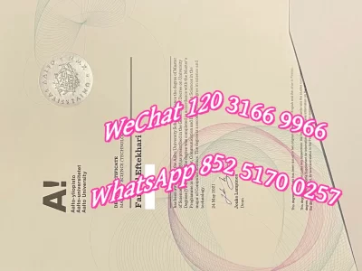 阿尔托大学毕业证-Aalto University Diploma