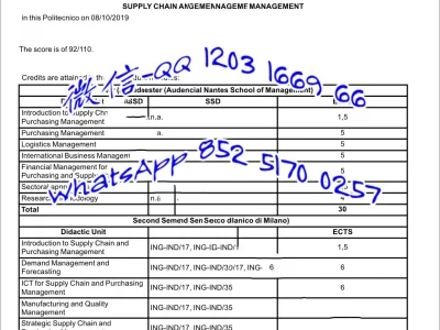 意大利罗马智慧大学毕业证成绩单 Sapienza University of Rome
